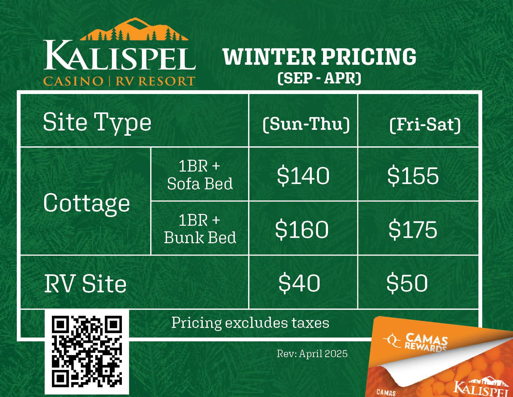 KRV Rack Card Winter 2025