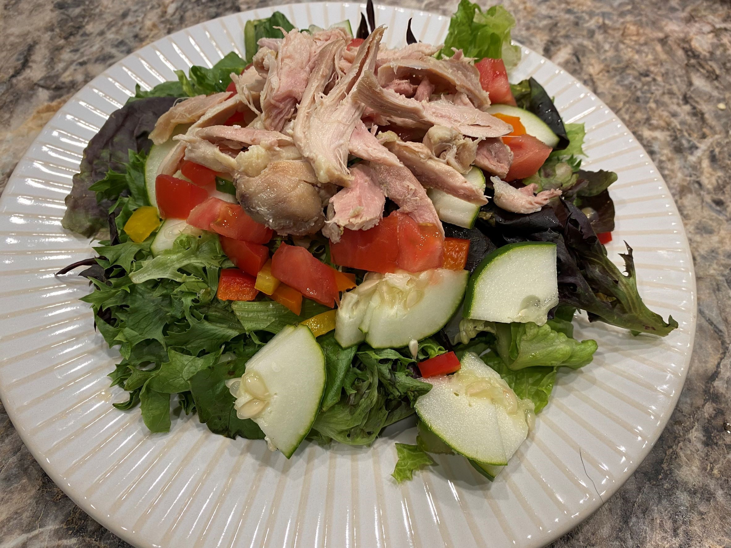 Garden chicken salad 